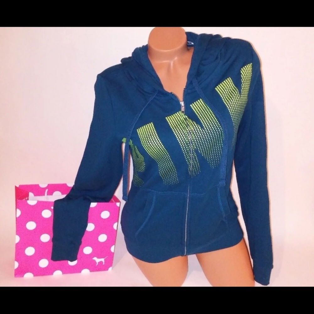PINK VS Full Zip Hoodie / Hooded Jacket